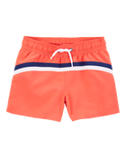 Toddler Boy Striped Swim Trunks, image 1 of 5 slides