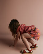 Toddler Girl Elastic Waist Peplum Top - Rose, image 5 of 6 slides