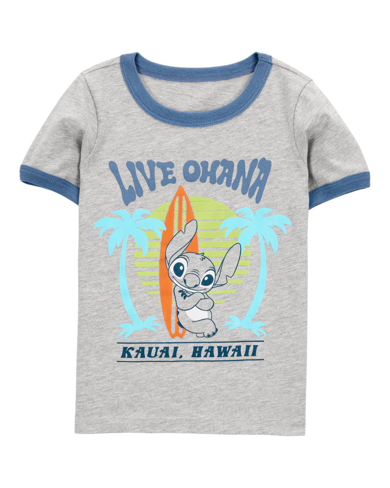 Toddler Disney&copy; Lilo & Stitch Short-Sleeve Graphic Tee - Grey, image 1 of 2 slides