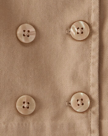 Baby Twill Button-Down Jacket - Taupe, 