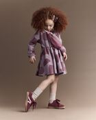 Toddler Girl Avenue Twirl&trade; Dress with Shapes - Mauve, image 4 of 6 slides
