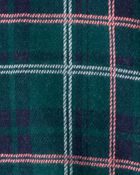 Toddler Boy Plaid Button-Down Shirt - Green, image 2 of 3 slides