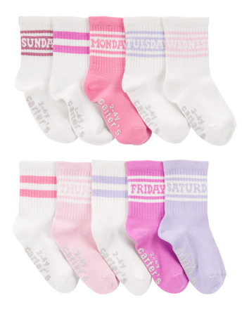 Toddler 10-Pack Crew Socks, 