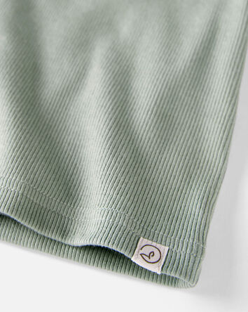 Baby Organic Cotton Ribbed Paj...
