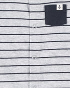 Baby Striped Snap-Up Romper, image 2 of 3 slides