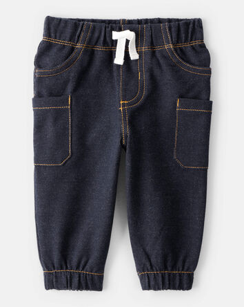 Baby Boy 2-Piece Skiing Print Long-Sleeve Bodysuit & Pant Set - Blue, 