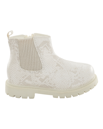 Toddler Snakeskin Chelsea Boots, 