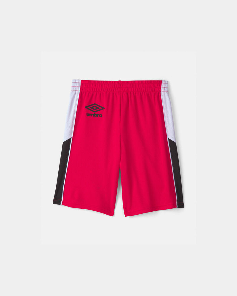 Kids 2-Piece Umbro Canada Soccer Jersey & Short Set - Red/White/Black, image 6 of 14 slides