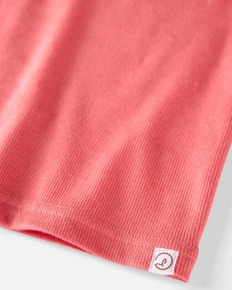 Toddler Organic Cotton Ribbed Pajamas Set, image 2 of 4 slides