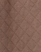 Baby Boy 2-Piece Woodland Print Long-Sleeve Bodysuit & Quilted Pant Set - Ivory/Brown, image 4 of 5 slides