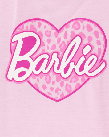 Kid Barbie Loose-Fit 2-Piece Pajamas - Pink, 