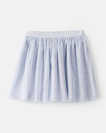 Girls Sparkle Tulle Skirt - Blue, 