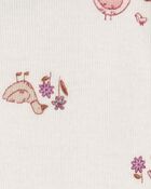 Baby Girl 5-Pack Floral Short-Sleeve Bodysuits, image 6 of 8 slides