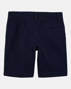 Boys 2-Pack Stretch Chino Uniform Shorts - Navy/Khaki, image 6 of 7 slides
