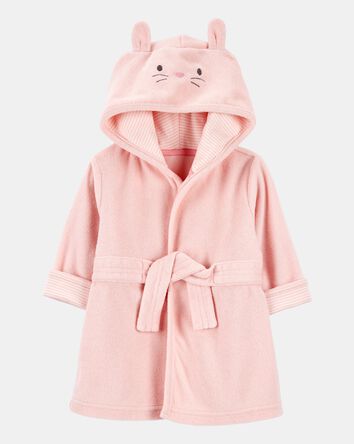 Baby Bunny Hooded Terry Robe - Pink, 