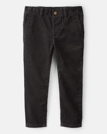Toddler Boy Corduroy Pants - Black, 