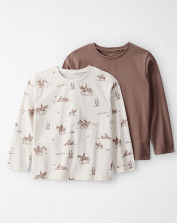 Boys 2-Pack Organic Cotton Tees, 