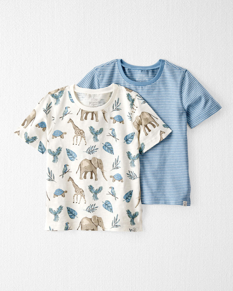 Toddler 2-Pack Organic Cotton Tees, image 1 of 5 slides
