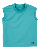 Toddler 2-Piece Active Muscle Tank & Pull-On Shorts Set - Blue, image 2 of 8 slides