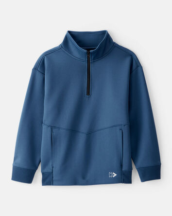 Boys Quarterzip Pullover - Blue, 