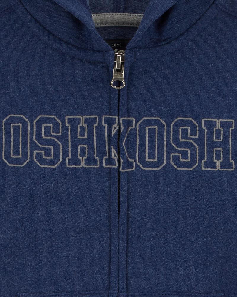 Baby OshKosh Logo Zip Jacket, image 2 of 3 slides