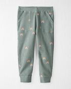 Toddler Organic Cotton Waffle Knit Set in Magical Rainbow Print, image 2 of 5 slides