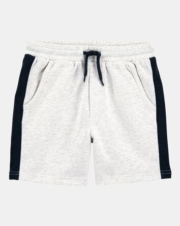 Kid Pull-On French Terry Shorts - Grey, 