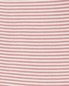 Baby Girl 1-Piece Striped PurelySoft Footie Pajamas, image 3 of 5 slides