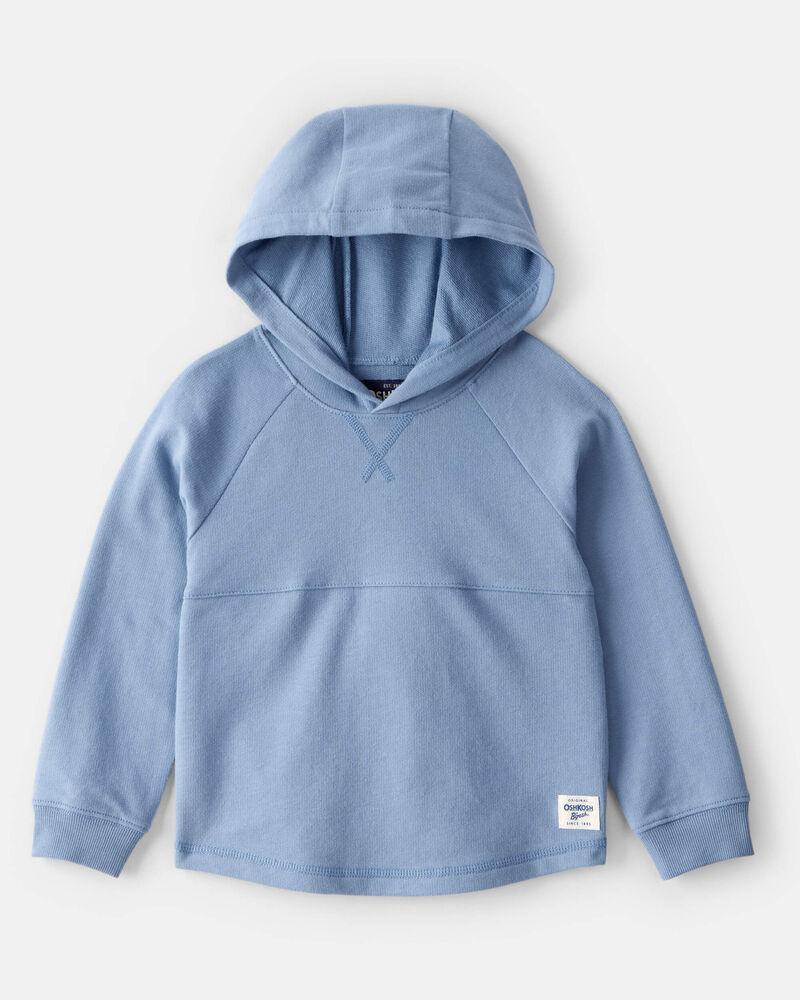 Toddler Boy Long-Sleeve Hoodie - Blue, image 1 of 4 slides