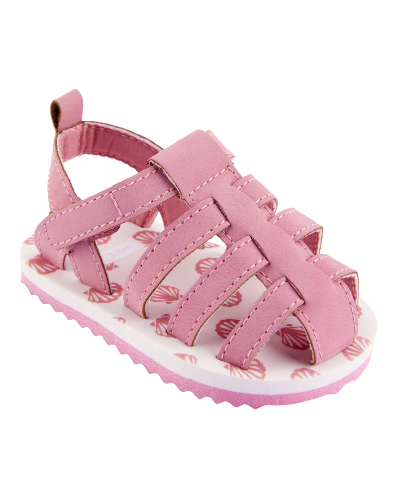 Baby Girl Fisherman Sandals - Pink, image 1 of 6 slides