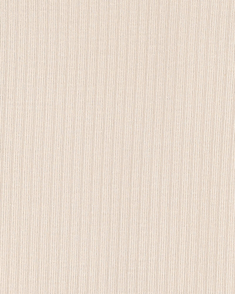 Baby 2-Pack Long-Sleeve PurelySoft Bodysuits - Khaki/Ivory, image 4 of 7 slides