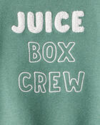 Baby Boy DayDream Fleece Juice Box Crew Long-Sleeve Tee & Pant Set - Green, image 4 of 7 slides