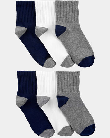 Kid 6-Pack Crew Socks, 