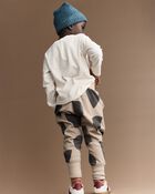 Toddler City Park&trade; Jogger Pant with Shapes - Khaki, image 5 of 7 slides