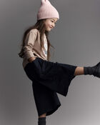 Toddler Girl Wide Leg Pocket Pant - Black, image 6 of 8 slides