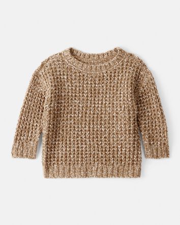 Baby Boy Textured Sweater - Khaki, 