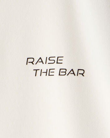 Boys Active Short-Sleeve Graphic Tee - Ivory/Tan, 