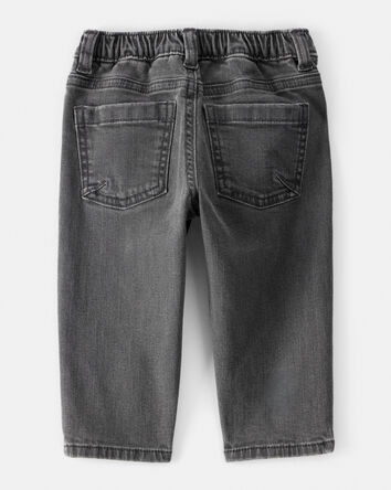 Baby Boy  Tapered Denim Jeans - Black, 