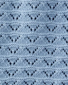 Baby Organic Cotton Pointelle Romper, image 3 of 5 slides