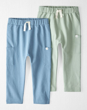 Toddler 2-Pack Organic Cotton French Terry Joggers, 