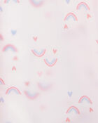 Baby Girl Rainbow Translucent Rain Jacket - Pink, image 2 of 2 slides