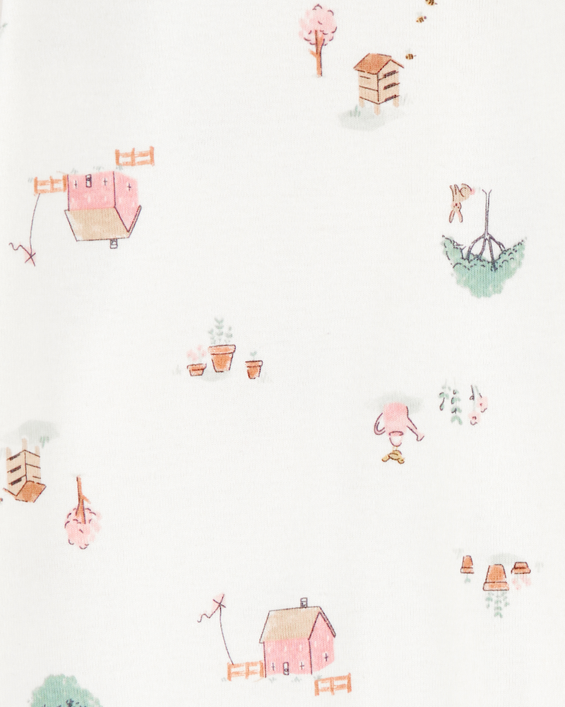 Baby 2-Pack Sleeper Gowns - Pink, image 4 of 6 slides