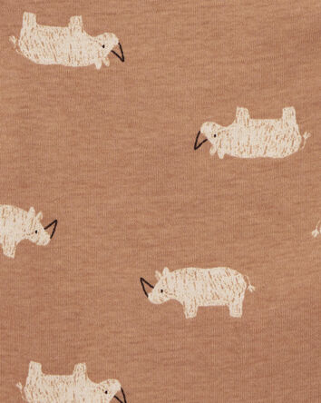 Baby Boy 5-Pack Animals Sleeveless Bodysuits, 