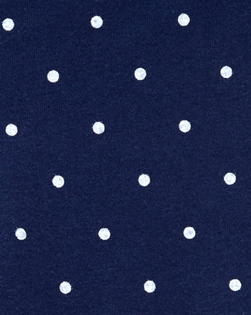 Baby Polka Dot Cotton Stretch Leggings, 