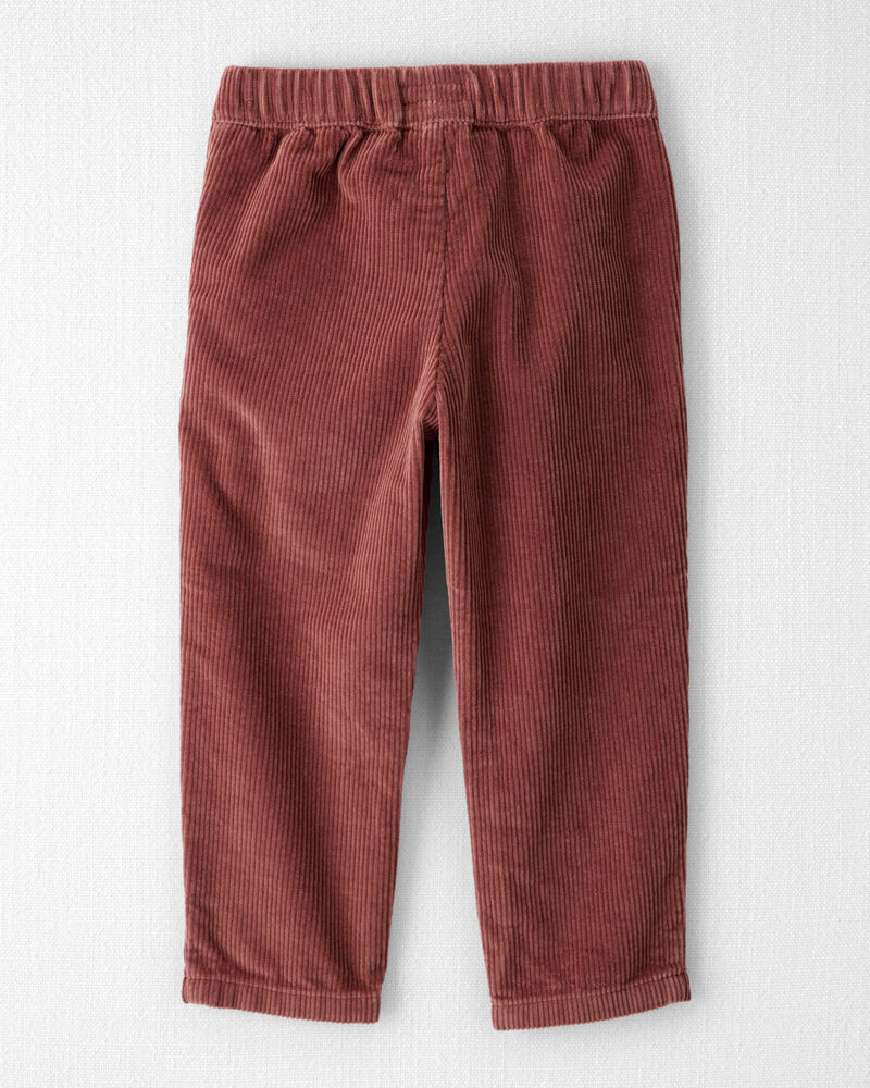 Toddler Organic Cotton Corduroy Drawstring Pants, image 2 of 7 slides