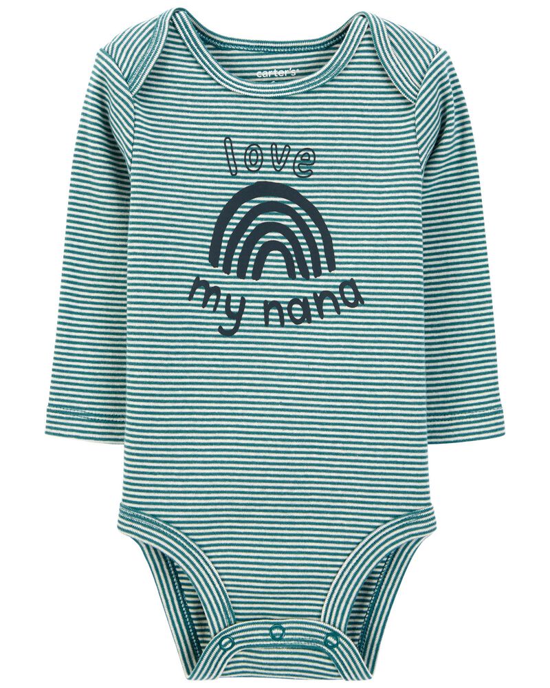 Baby Nana Long-Sleeve Bodysuit, image 1 of 3 slides