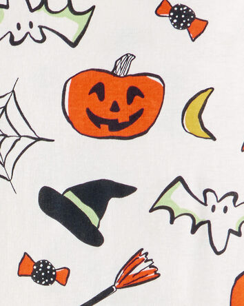 Kid 2-Piece Halloween 100% Snug Fit Cotton Pajamas - Ivory, 