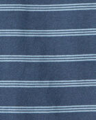 Baby Boy Striped Long-Sleeve Tee - Navy, image 2 of 3 slides