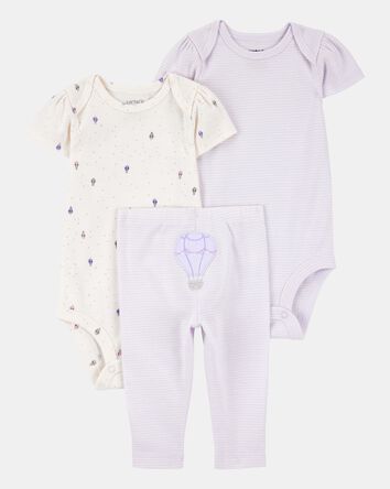 Baby Girl 3-Piece Hot Air Balloon Little Character Set&reg; - Purple, 