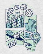 Toddler Boy Volleyball Short-Sleeve Graphic Tee - White, image 2 of 3 slides